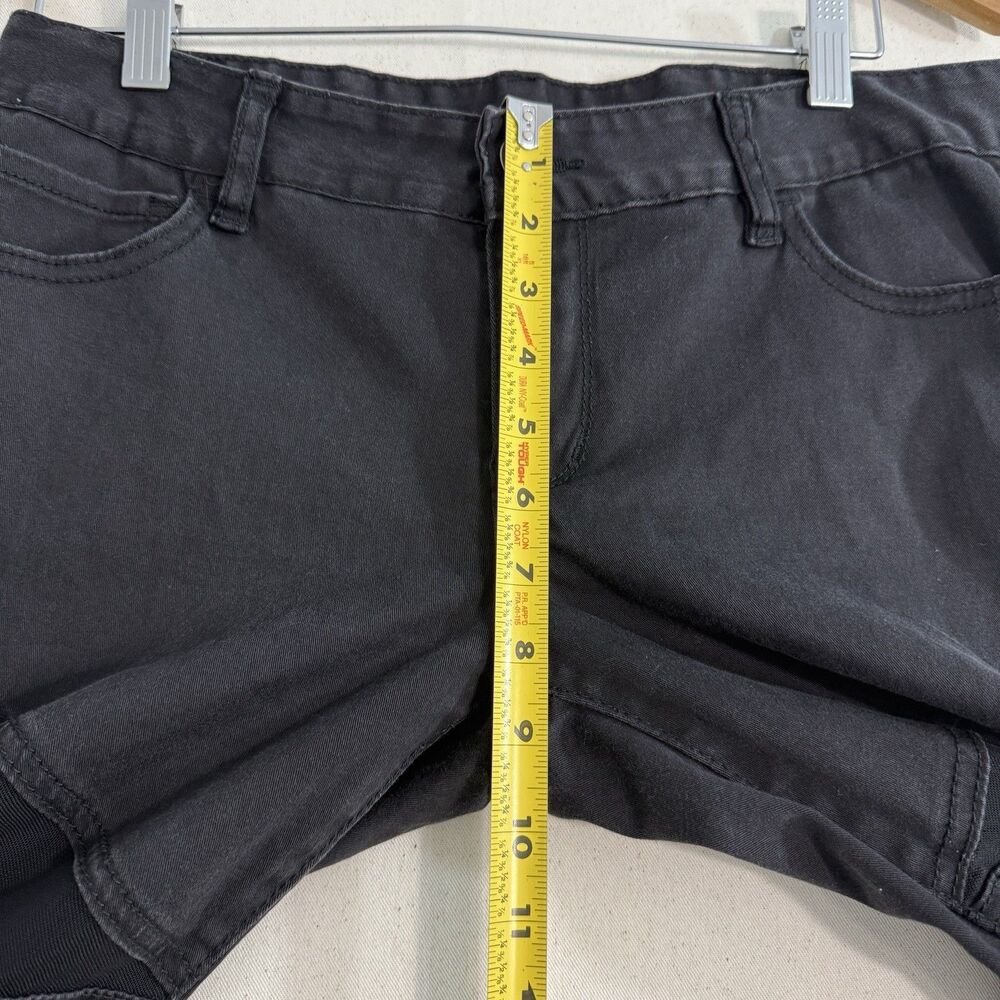 Lip Service Moto Skinny Pants Black/Gray Panel Punk Goth Size 11 - Picture 6 of 12
